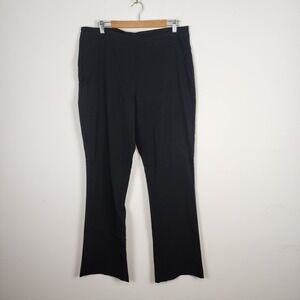 Long Tall Sally NWT Wide Leg Black Pull On Dress Pants 34" Inseam Women‎ Size 16